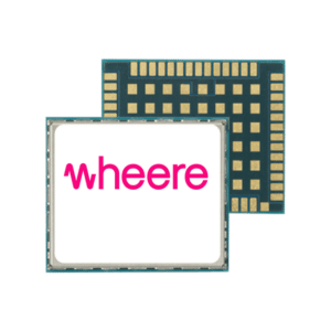 photo du module de réception de géolocalisation intérieure de Wheere qui permet d'optenir une position en trois dimensions en indoor et en outdoor