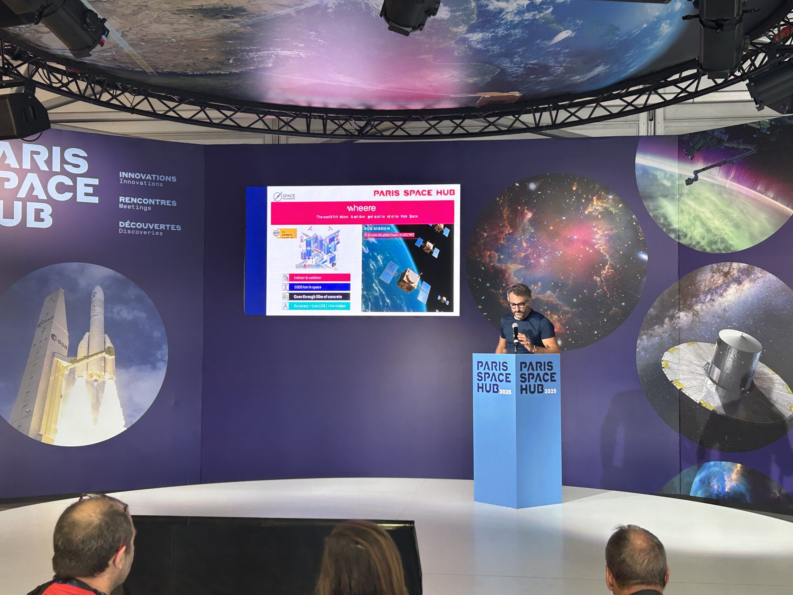 Pierre-Arnaud Coquelin CEO de Wheere lors de la soirée d'annonce des Lauréats SpaceFounders en juin 2025