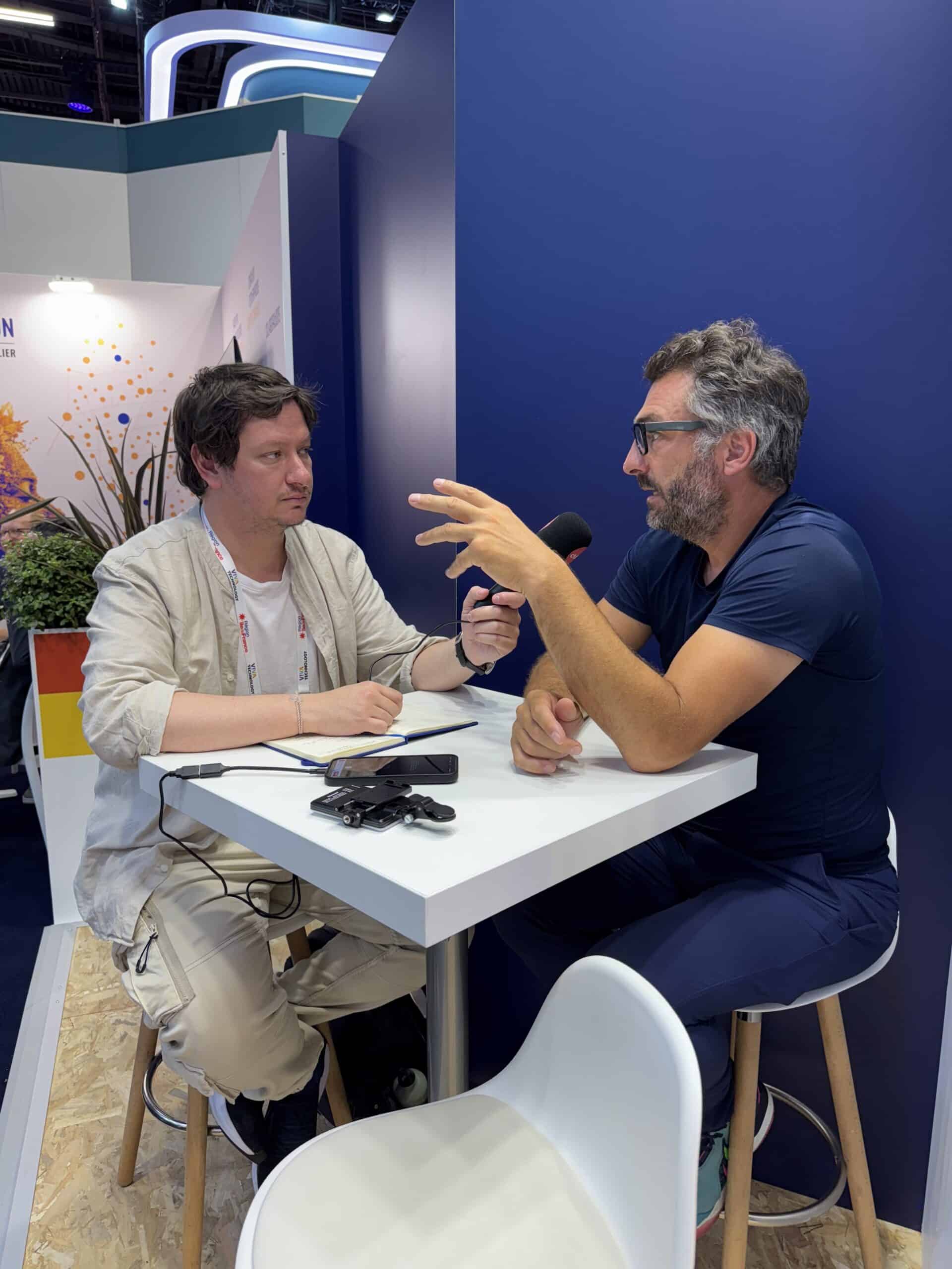 Wheere dans Clubic : Alexandre Boero échange avec Pierre-Arnaud Coquelin à Vivatech